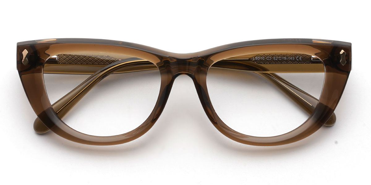 Marrón Vedansh Gafas - Oval Glasses