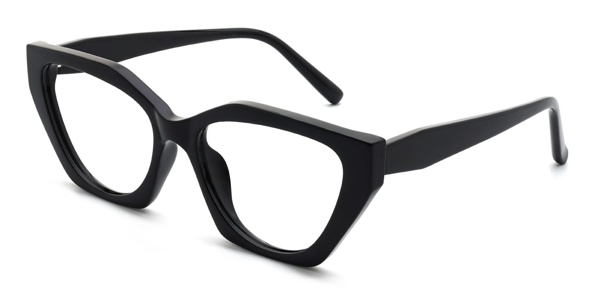 Noir Gitty Lunettes - Cat Eye Glasses