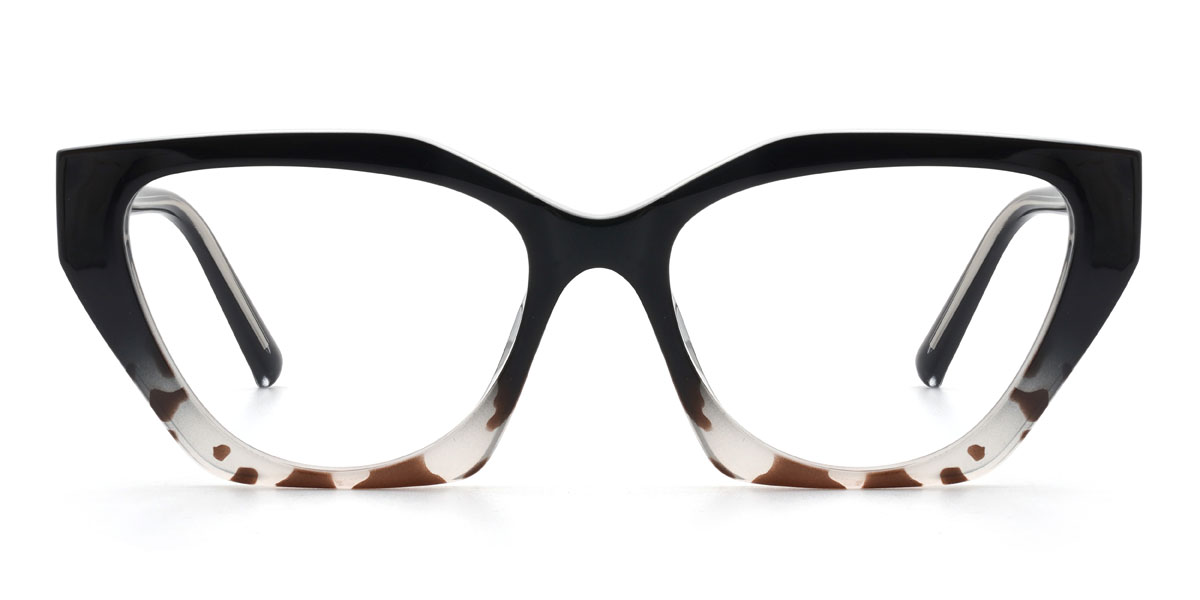 Fekete fekete teknősbéka Gitty Szemüveg - Cat Eye Glasses