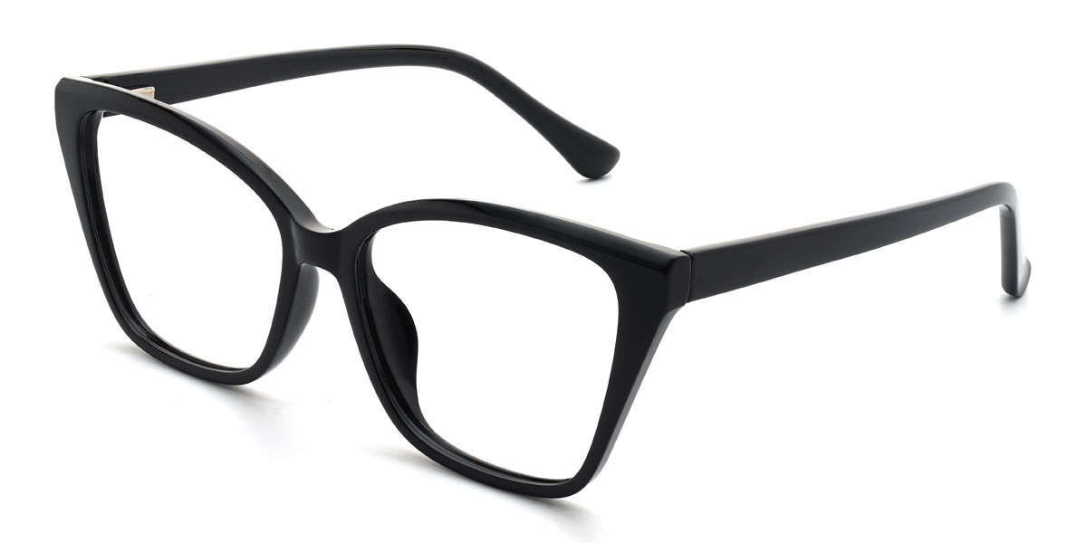 Schwarz Delani Brille - Cat Eye Glasses