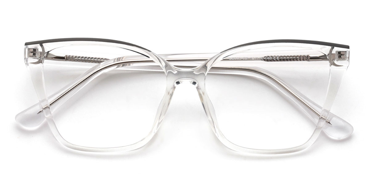Clear Delani Glasses - Cat Eye Glasses