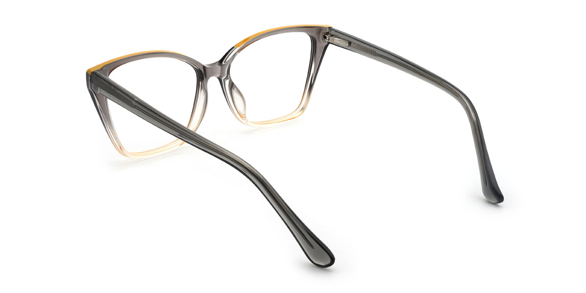 Gradient Grey Delani Glasses - Cat Eye Glasses