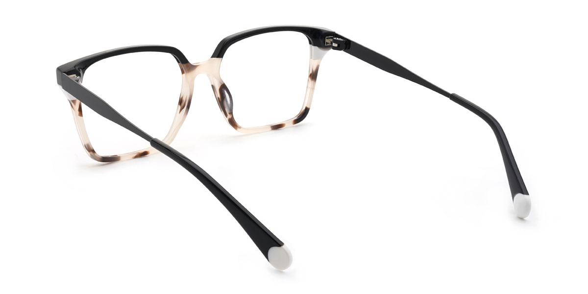 Black Tortoiseshell Moises Glasses - Rectangle Glasses