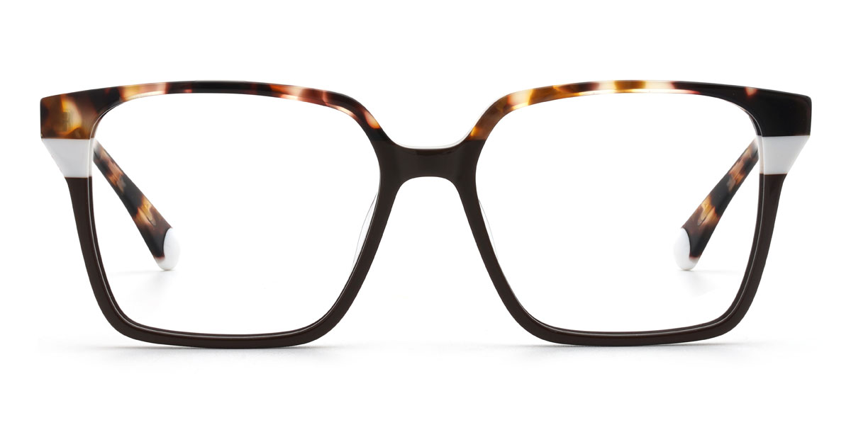 Marron Écaille de tortue Moises Lunettes - Rectangle Glasses