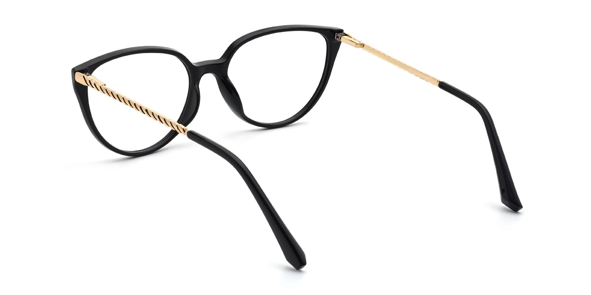 Black Hollyn Glasses - Cat Eye Glasses