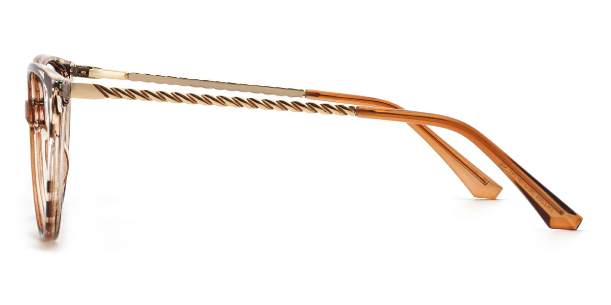 Orange Schildpatt Hollyn Brille - Cat Eye Glasses