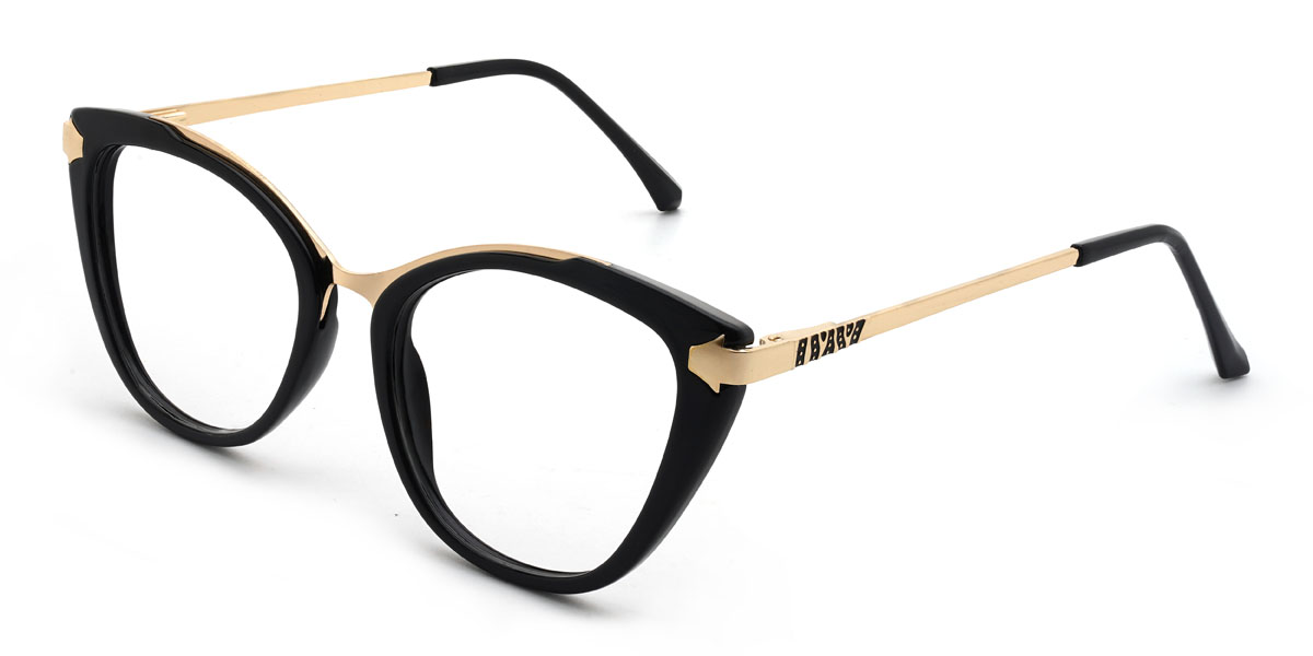 Fekete Percival Szemüveg - Oval Glasses
