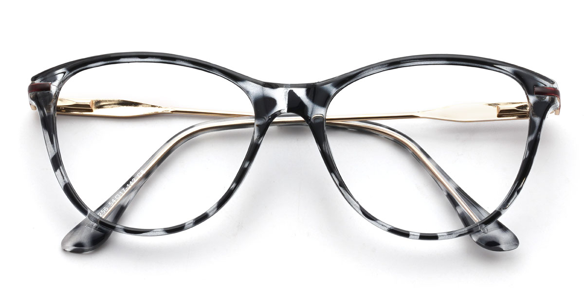 Noir Écaille de tortue Nehemias Lunettes - Oval Glasses