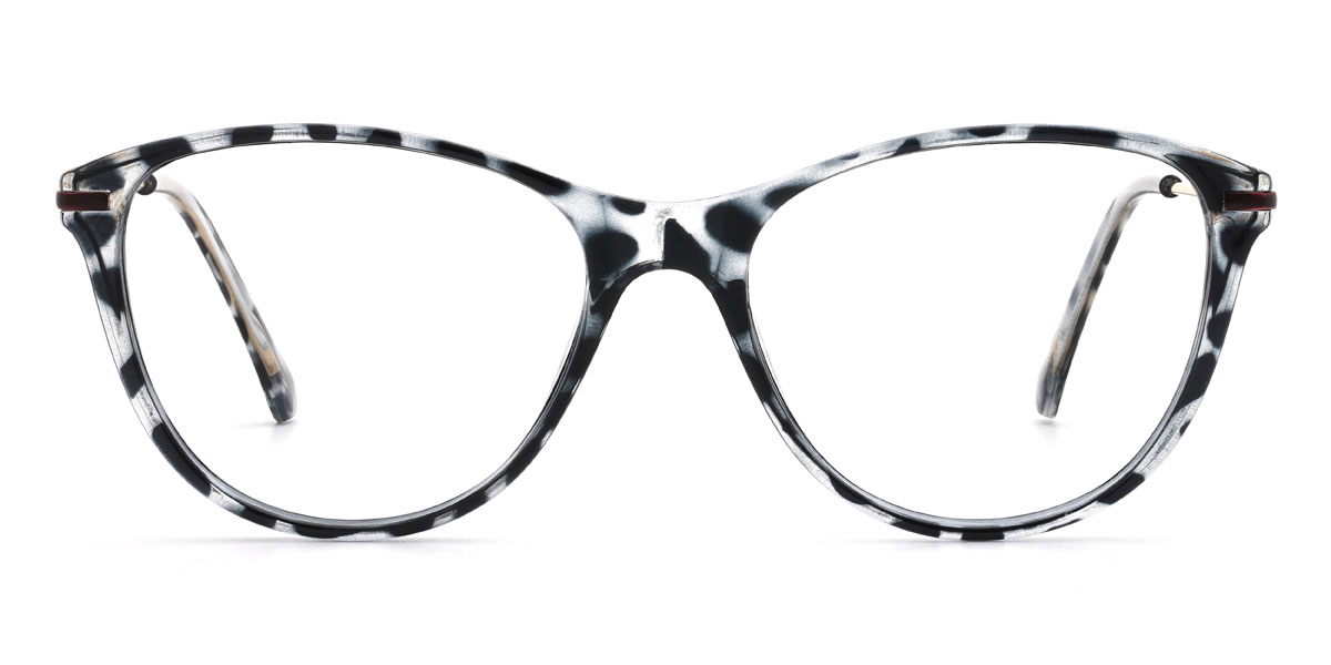 Noir Écaille de tortue Nehemias Lunettes - Oval Glasses