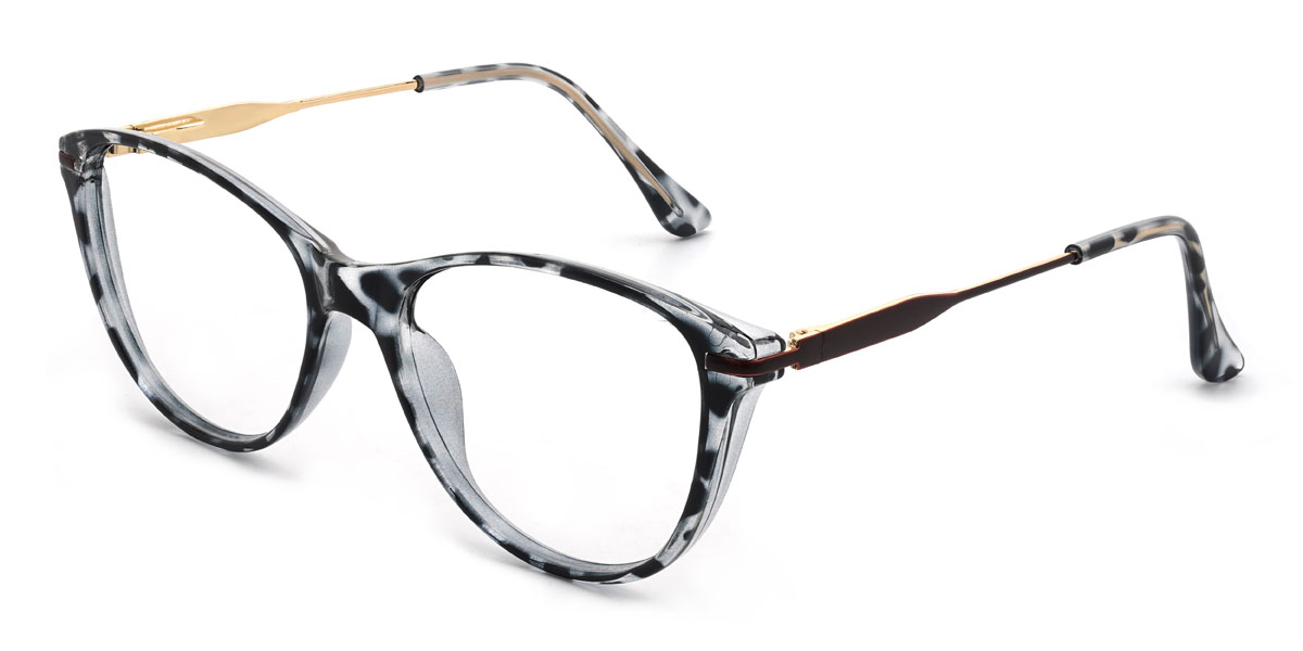 Noir Écaille de tortue Nehemias Lunettes - Oval Glasses
