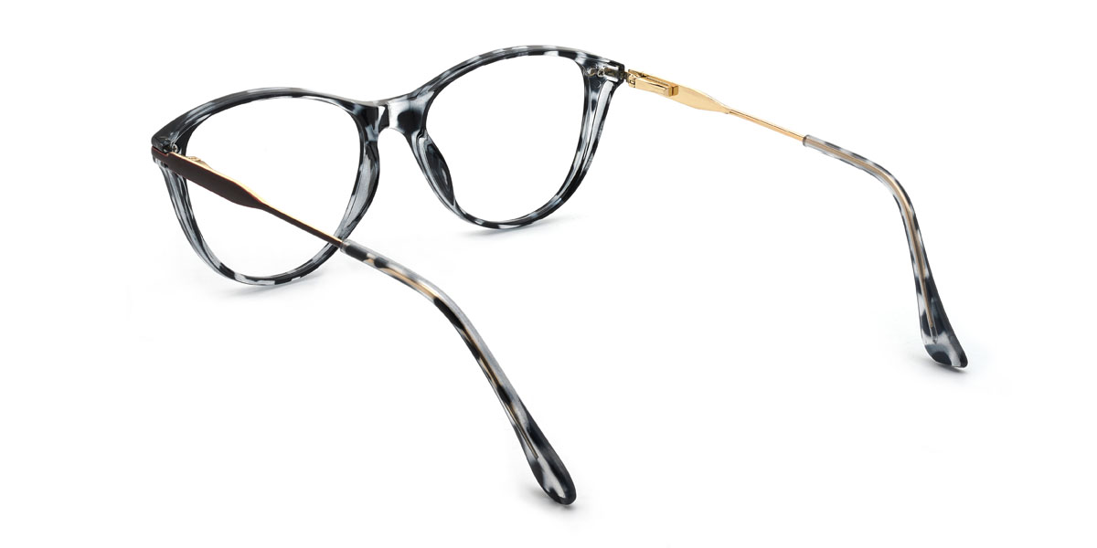 Noir Écaille de tortue Nehemias Lunettes - Oval Glasses