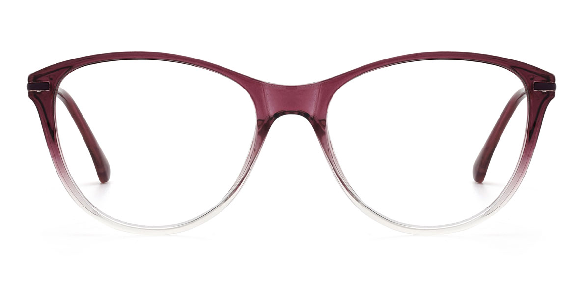 Gradient Purple Nehemias - Oval Glasses
