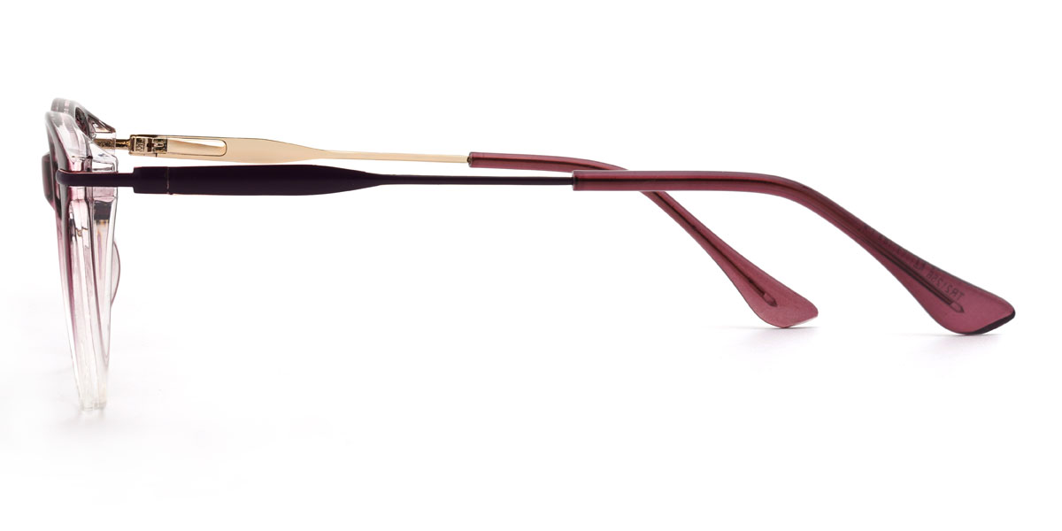 Gradient Purple Nehemias Glasses - Oval Glasses