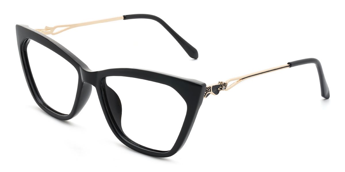 Čierny Kenzie Okuliare - Cat Eye Glasses