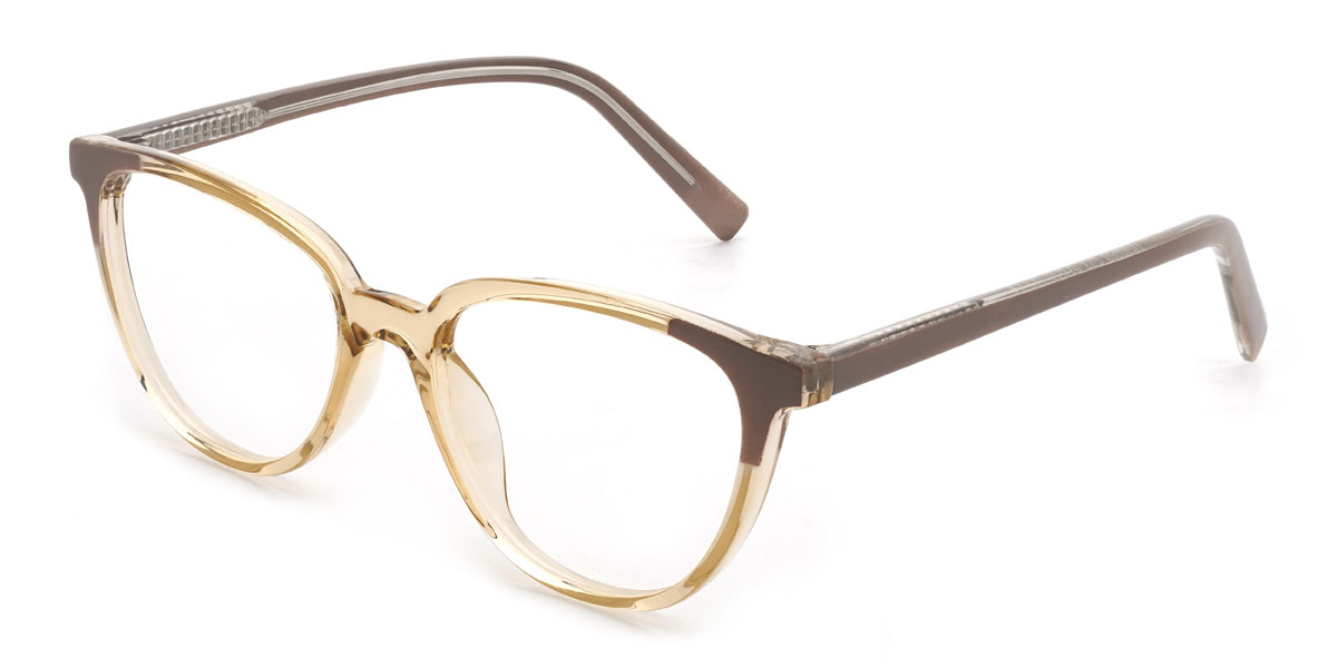 Champagne Ousmane Glasses - Oval Glasses