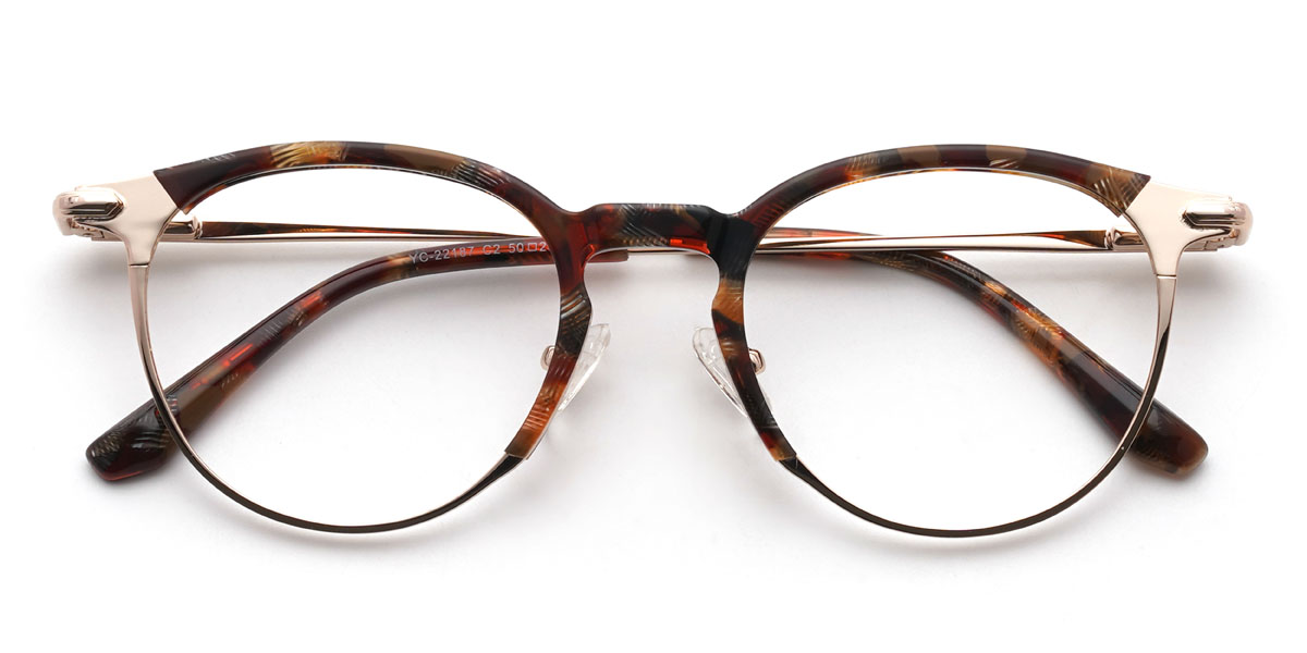 Arany teknősbéka Quartez Szemüveg - Oval Glasses
