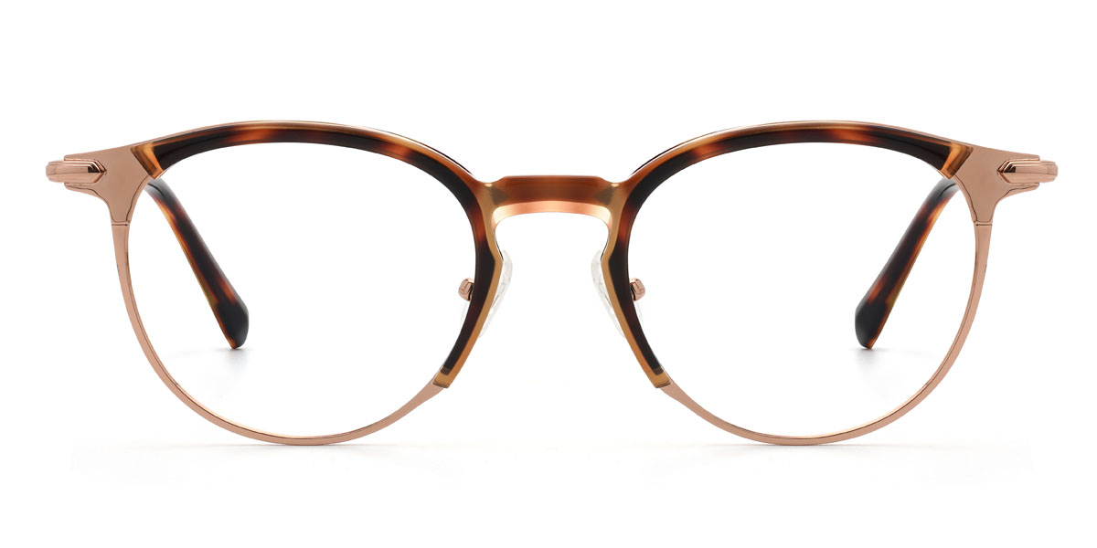 Rose Or Écaille de tortue Quartez Lunettes - Oval Glasses