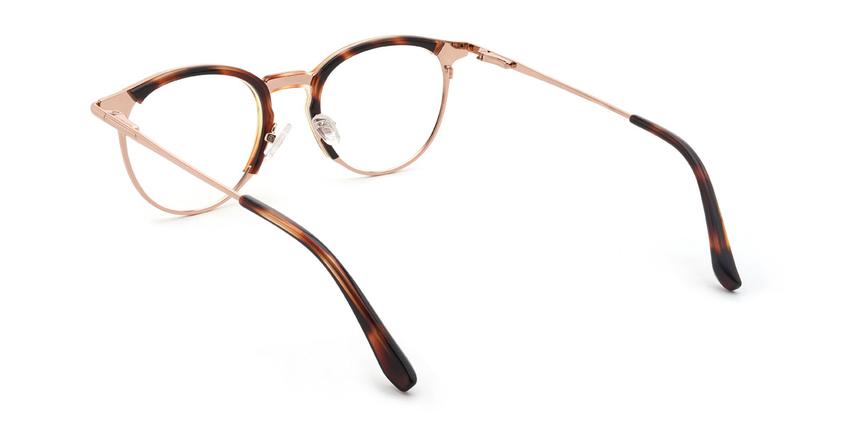 Rose Or Écaille de tortue Quartez Lunettes - Oval Glasses