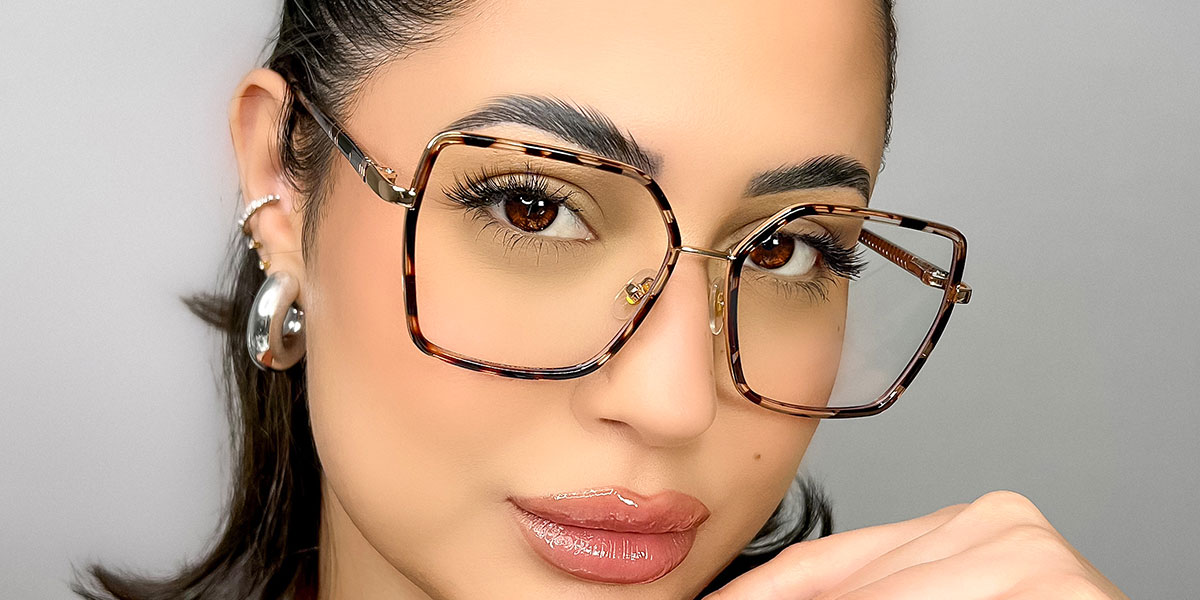 Schildpatt Minda Brille - Square Glasses