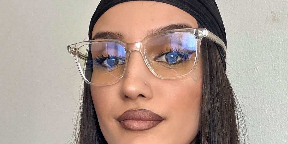Clear Noro Glasses - Square Glasses