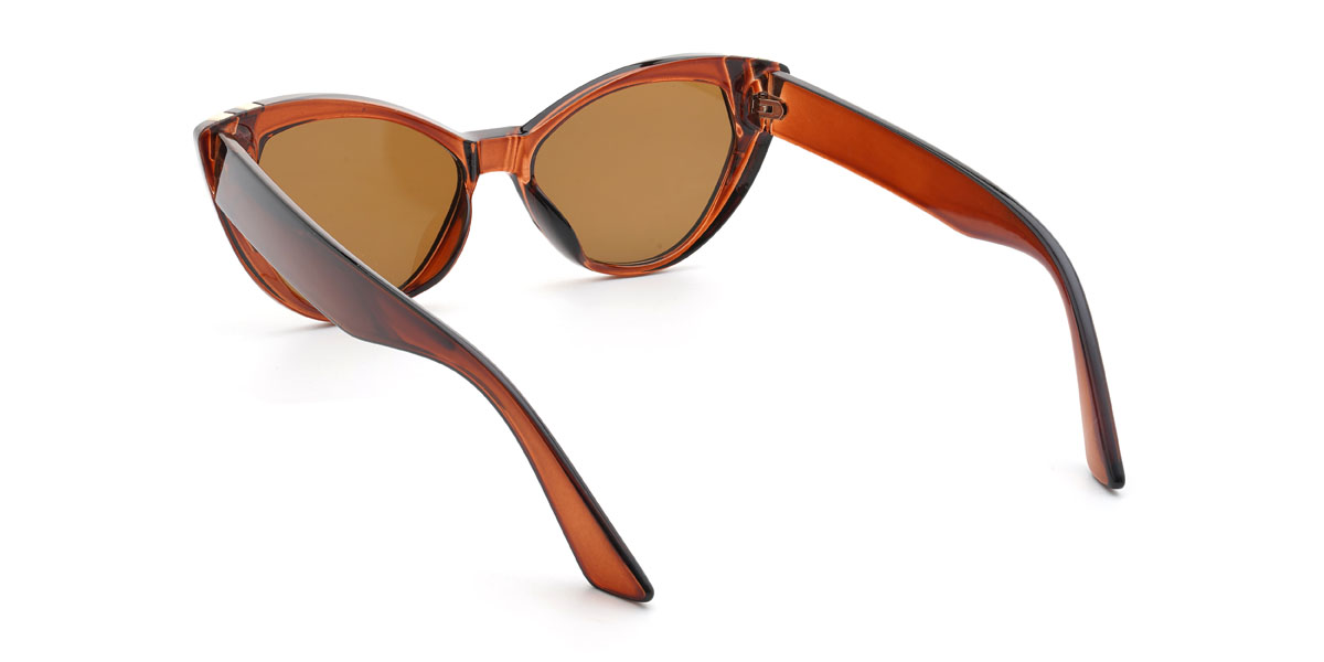 Brown Brown Yelena Glasses - Cat Eye Sunglasses