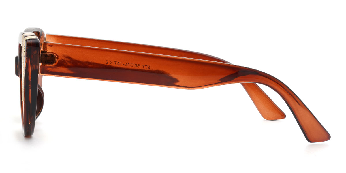 Brown Brown Yelena Glasses - Cat Eye Sunglasses