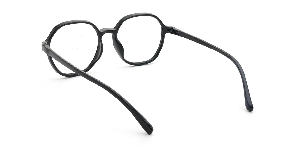 Black Zeynep Glasses - Oval Glasses