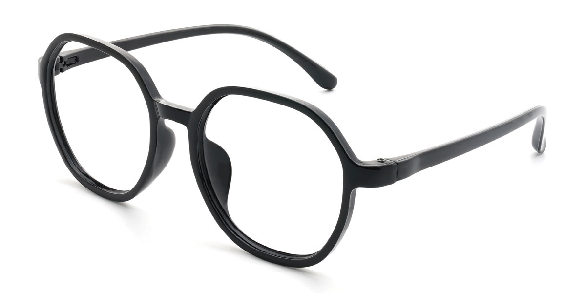 Black Zeynep Glasses - Oval Glasses