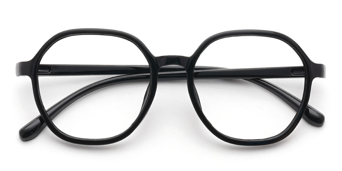 Black Zeynep Glasses - Oval Glasses