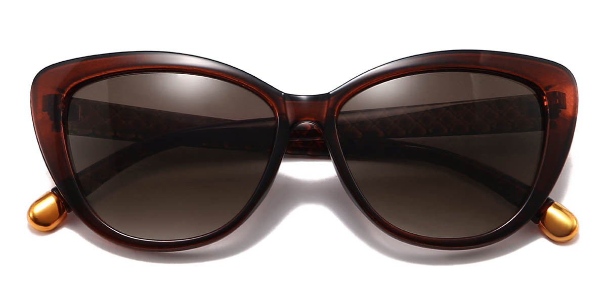 Braun Gradual Braun Kambri Brille - Cat Eye Sunglasses