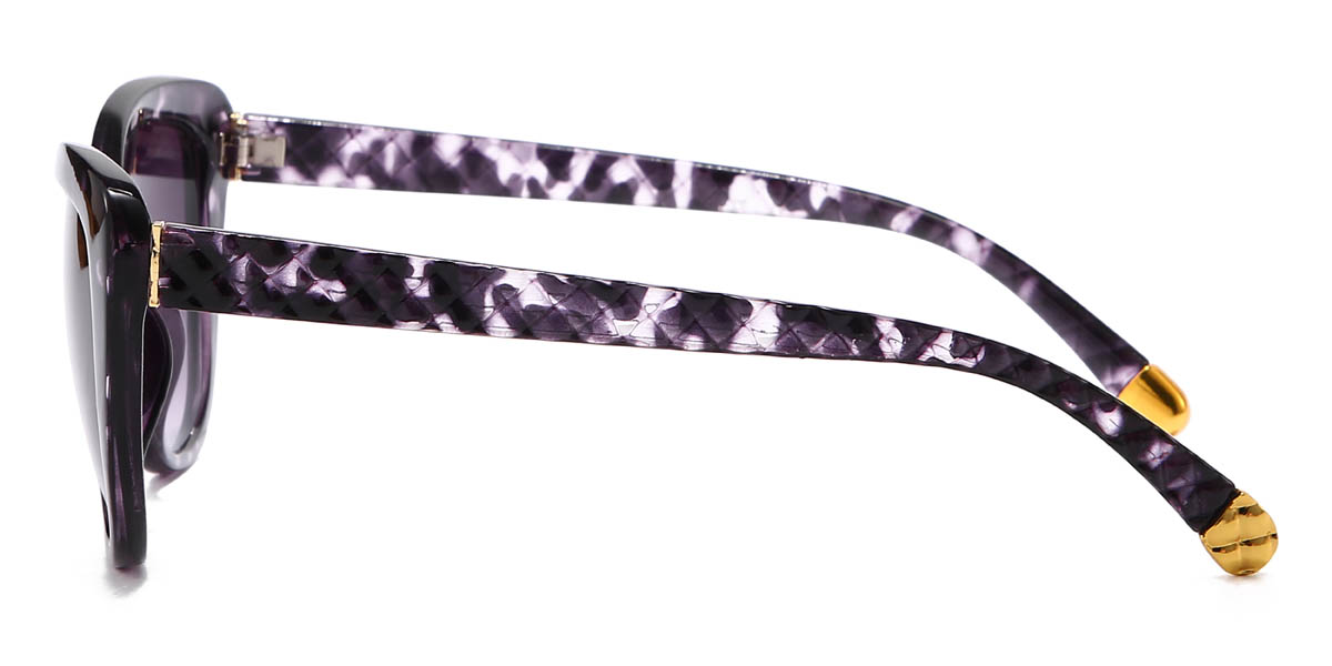 Tortoiseshell Gradual Purple Kambri Glasses - Cat Eye Sunglasses