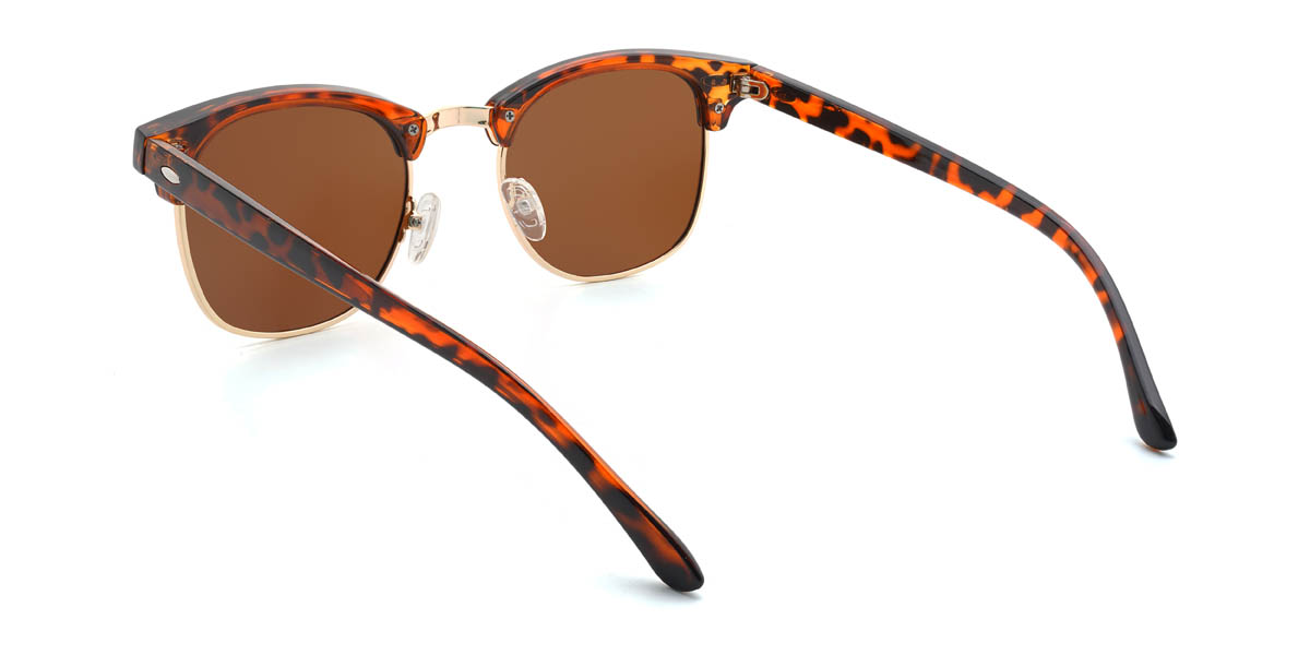 Tortoiseshell Brown Finleigh Glasses - Square Sunglasses