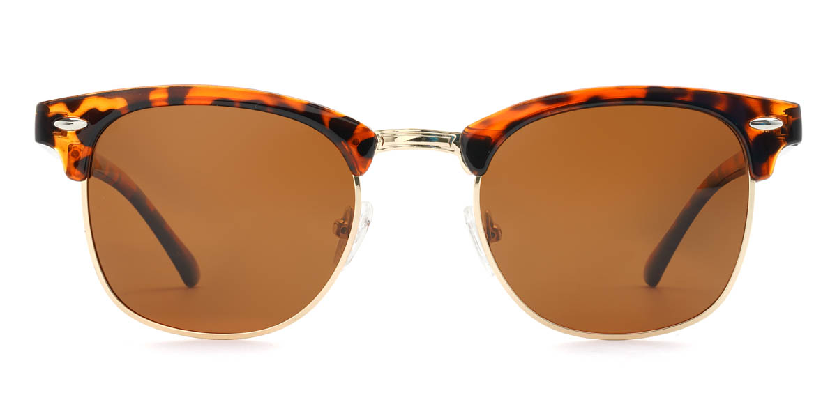 Tortoiseshell Brown Finleigh Glasses - Square Sunglasses
