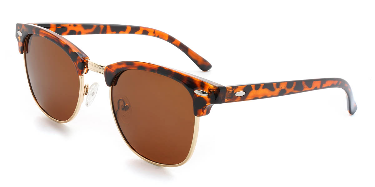 Tortoiseshell Brown Finleigh Glasses - Square Sunglasses
