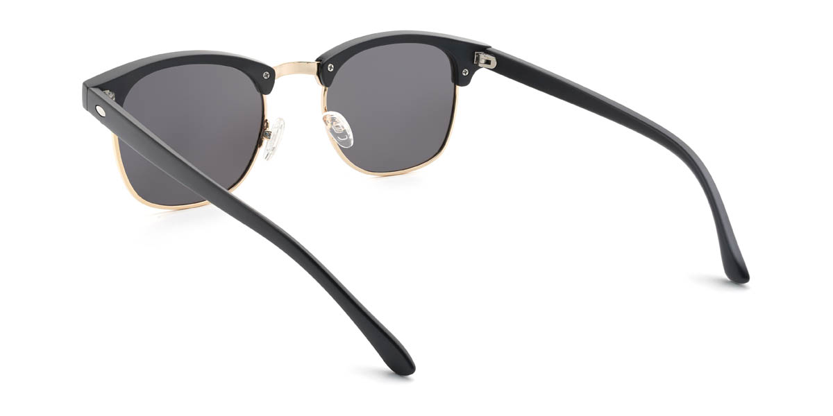 Black Grey Finleigh Glasses - Square Sunglasses