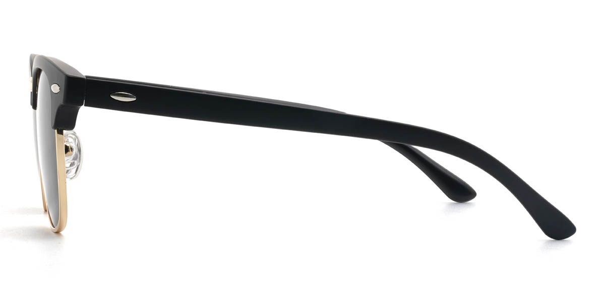 Black Grey Finleigh Glasses - Square Sunglasses