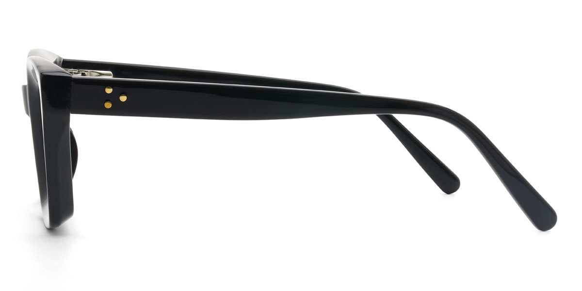 Black Rayven Glasses - Rectangle Glasses