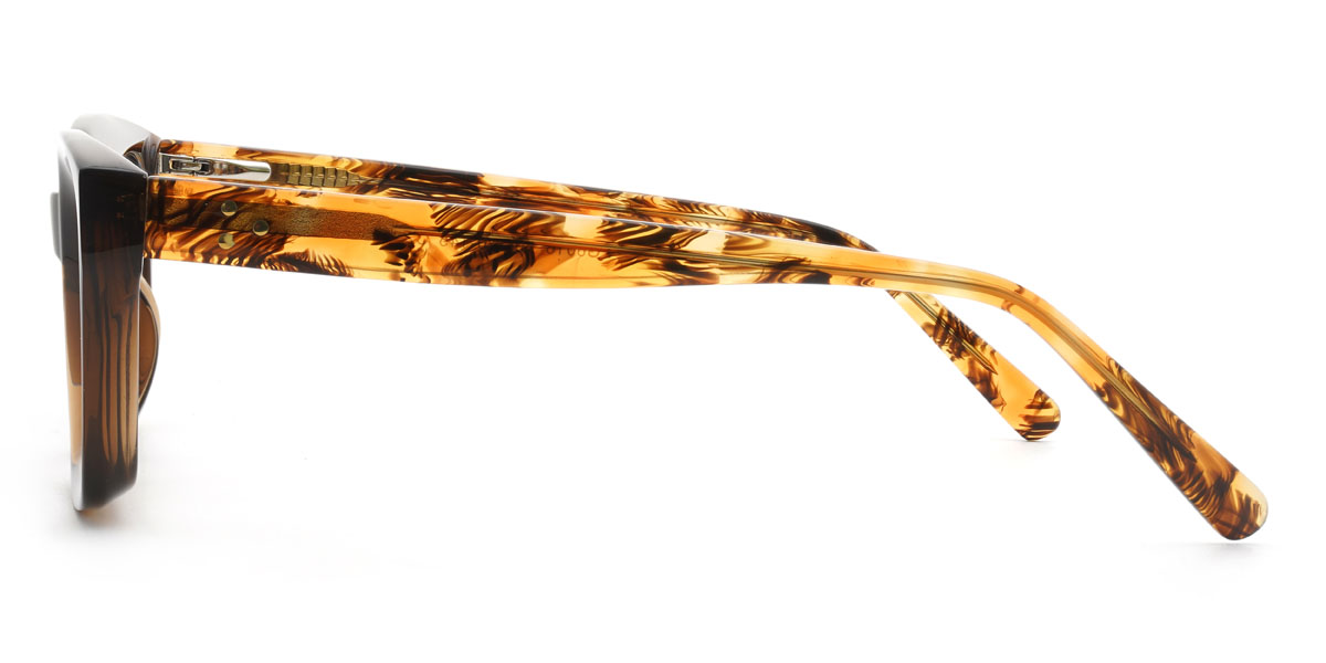 Brown Rayven Glasses - Rectangle Glasses