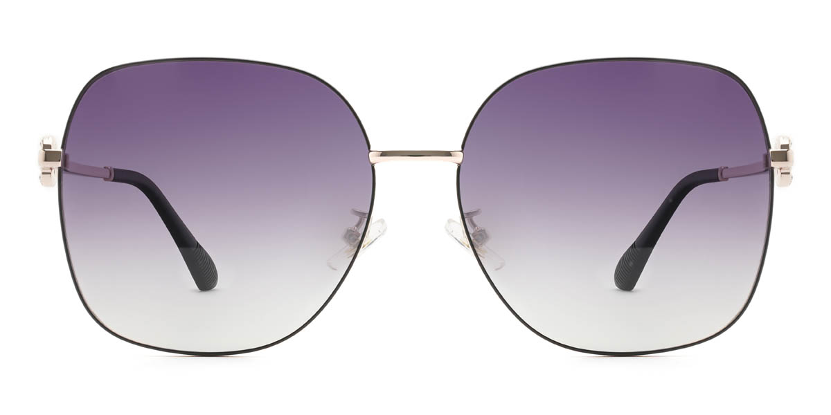 Arany Gradual Purple Stiles Szemüveg - Square Sunglasses