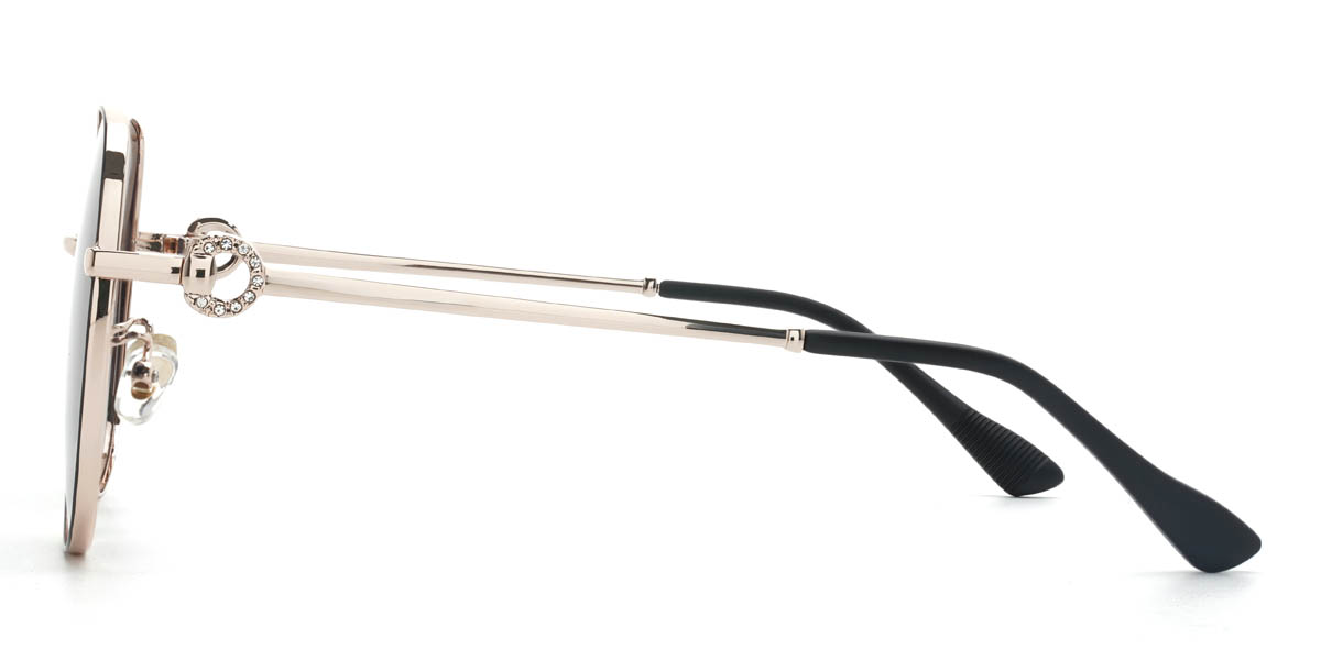 Arany Gradual Purple Stiles Szemüveg - Square Sunglasses