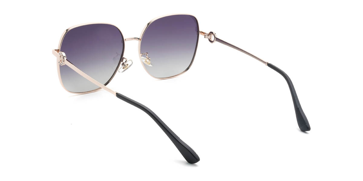Arany Gradual Purple Stiles Szemüveg - Square Sunglasses