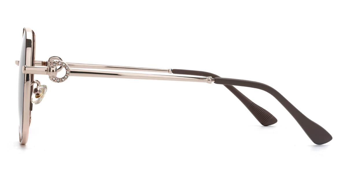 Arany Gradual Barna Stiles Szemüveg - Square Sunglasses