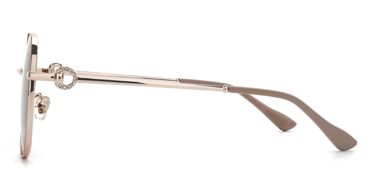 Gold Purple Pink Stiles Glasses - Square Sunglasses