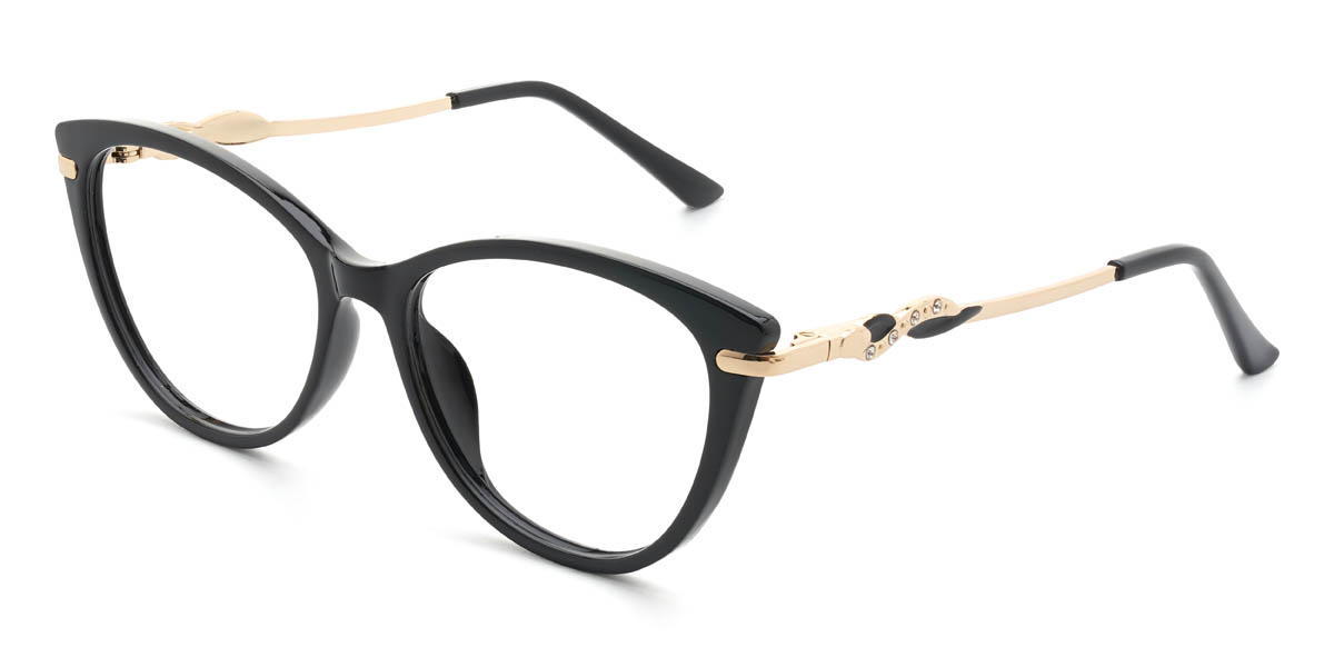 Black Hakim Glasses - Cat Eye Glasses