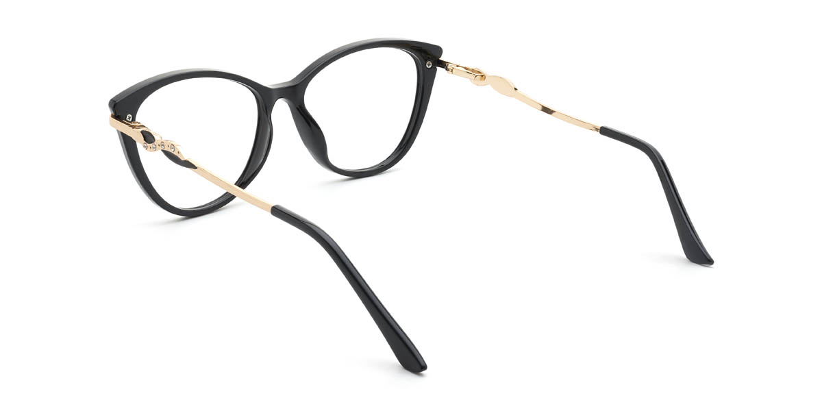 Black Hakim Glasses - Cat Eye Glasses