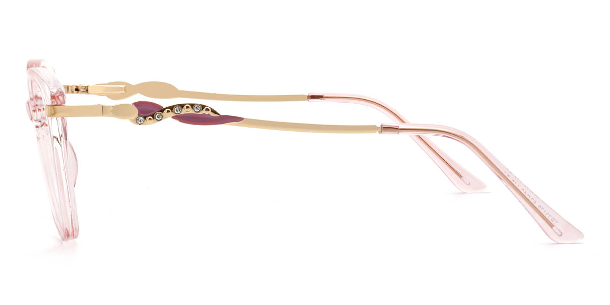 Light Pink Hakim Glasses - Cat Eye Glasses