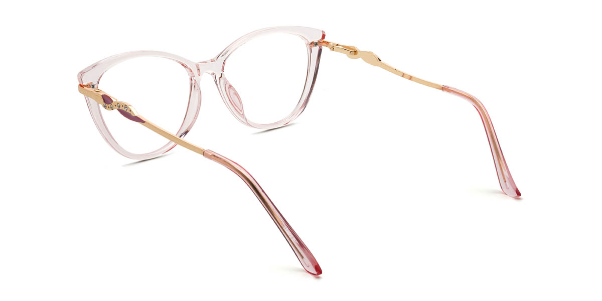 Light Pink Hakim Glasses - Cat Eye Glasses
