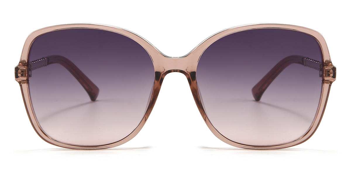 Tawny Gradual Purple Osvaldo Glasses - Square Sunglasses
