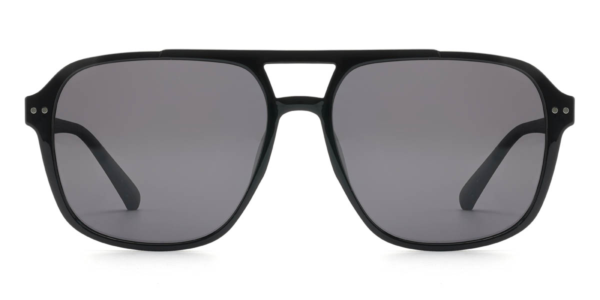 Black Grey Luigi - Aviator Sunglasses