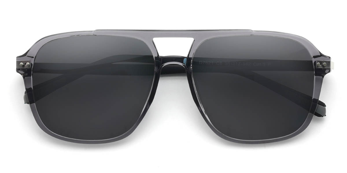 Grau Grau Luigi Brille - Aviator Sunglasses
